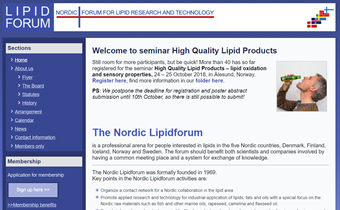 Nordic Lipidforum Seminar